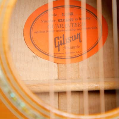 Gibson CJ-165 Natural Acoustic-Electric Guitar 2006 Pre-Owned image 7