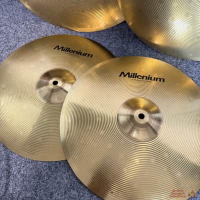 Millenium Brass 14,16,20 Cymbal Pack image 2