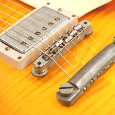 Gibson 1959 Les Paul Standard Reissue Light Aged Cherry Teaburst image 7