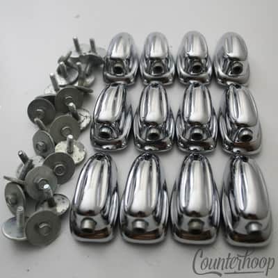 *Slingerland 12x Small Sound King 5Ply Lugs Tom/Snare Drum Chrome Hex Screws 70s image 1