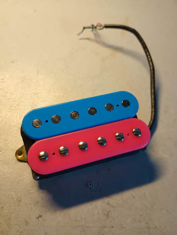DiMarzio Tone Zone Custom order 2020's - Pink and blue image 1