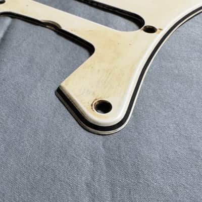 Vintage USA 54 8 Hole 50's Fender Stratocaster 56 Vintage Pickguard Celluloid / Nitrate White / Cream 1954 thru 58 RI image 8