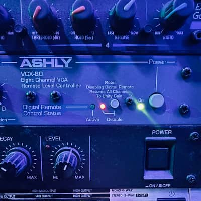 Ashly VCX-80 8 channel remote level by controller image 2