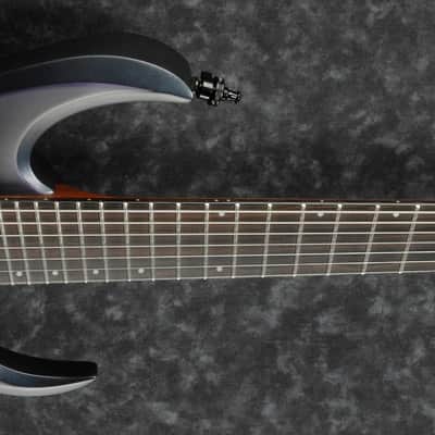 Ibanez RGD71ALMS-BAM Axion 7-String Multi-Scale Black Aurora Burst Matte image 3