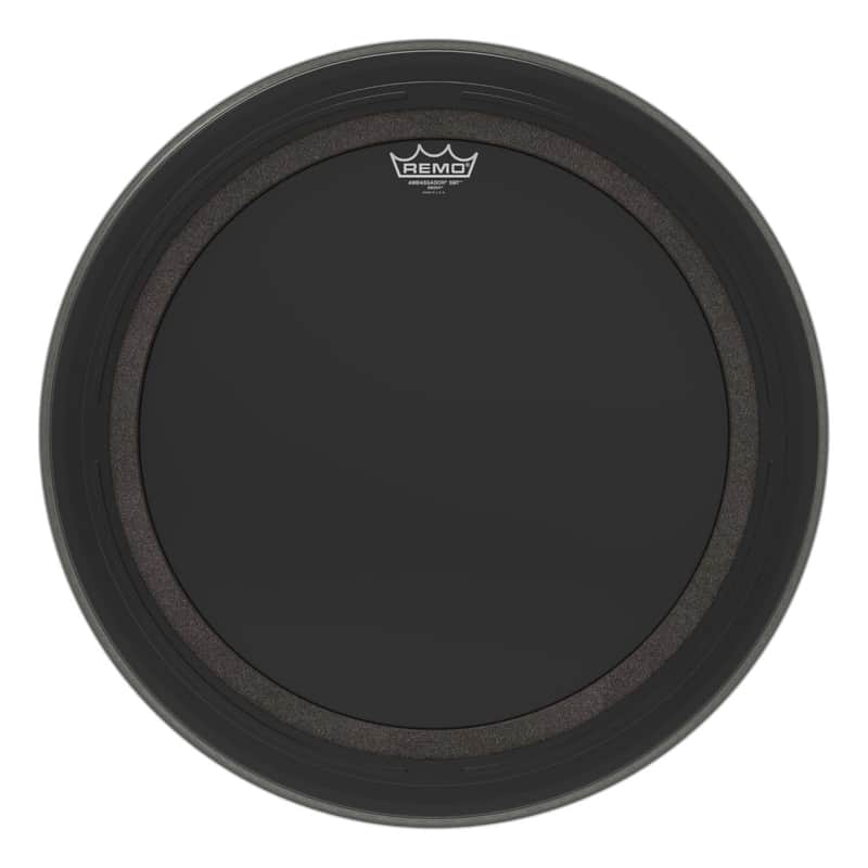 Remo Ambassador SMT Ebony Bass Drumhead 22" image 1