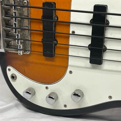 Squier P-Bass Precision Bass Special-5 5-String Electric Bass - Brown Sunburst image 5