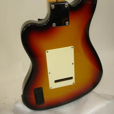 90's Fender JM-Champ Mini Jazzmaster Electric Guitar, Sunburst w/ Bag image 17