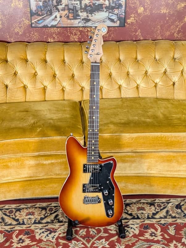 Reverend Jetstream HB 2026 - Fire Burst Sparkle image 1