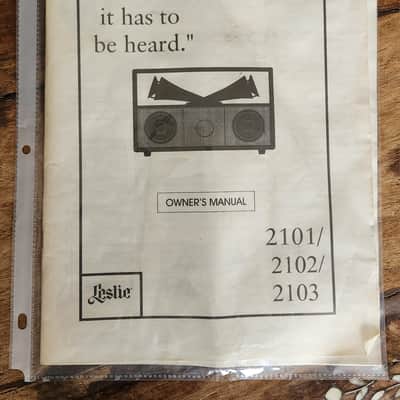 Leslie 2101 MK1 Tone Cabinet Rotary Speaker 2006 Japan image 13