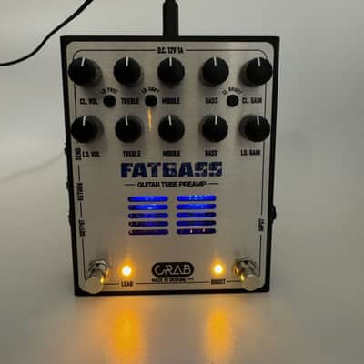 Crab Guitar Effects FatBass Preamp Amp in a box High gain lead Metal Distorion Overdrive Pedal Blues Rock Drive EQ image 2