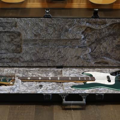 Unplayed! 2017 Fender Adam Clayton Jazz Bass Electric Bass Sherwood Metallic Green + OHSC image 22