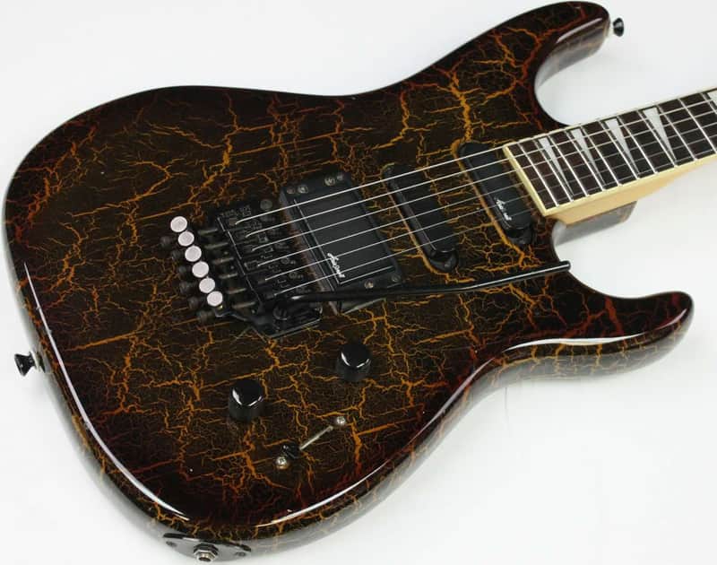 1987 Aria Pro II XR Series SSH Electric Guitar, Desert Crackle