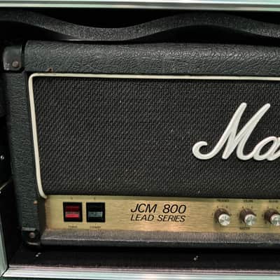 Marshall JCM 800 Lead Series Model 2205 2-Channel 50-Watt Head w/ Case image 2