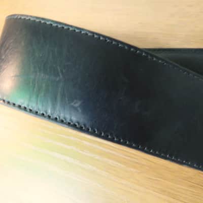 Leather Instrument Strap w/ Snake Skin - Guitar or Bass Guitar Strap image 8