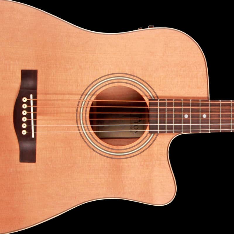 Teton STS105CENT Dreadnought with Electronics Natural image 2