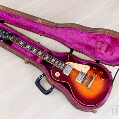 1981 Gibson Heritage Series Standard-80 Les Paul Cherry Sunburst, 100% Original w/ Tim Shaw PAFs, Case image 20
