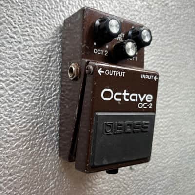 Boss OC-2 Octave (Black Label) 1989 - 1997 - Brown image 4