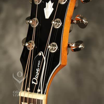 2013 Epiphone Dove Pro/Studio Dreadnought Flattop Acoustic Violin Burst image 12