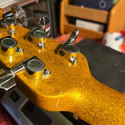 Ovation Breadwinner 1970s - Gold Sparkle Customized Refinished - So Cool image 9