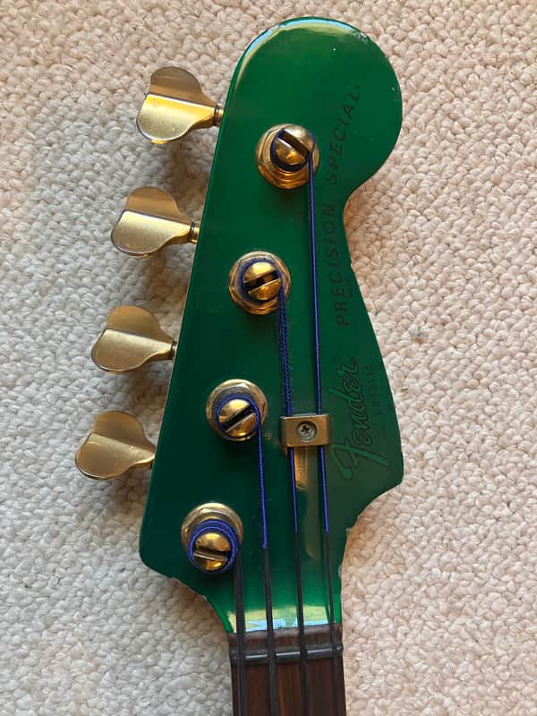 Fender Precision Special Bass with Maple Fretboard 1980 - Emerald Green image 1