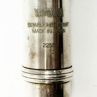 Yamaha YFL-225SII Silver Flute, Good Condition, Japan image 3