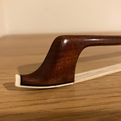 Double Bass German Frog Bow - Roy Collins - Pernambuco - 1/4 Size - Unique image 16