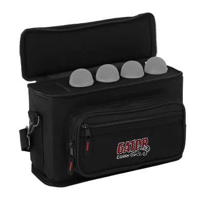 Gator Cases GM-4 Padded Lightweight Microphone Bag for Four Microphones image 20