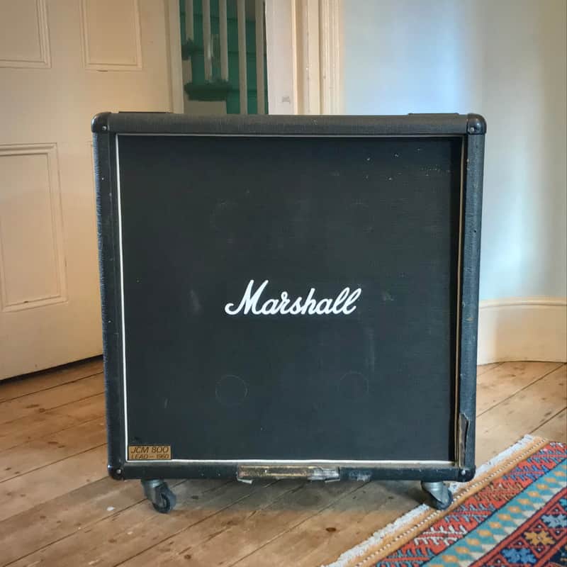 Vintage Marshall JCM800 4x12 1982B straight 400-Watt 16 ohm Cabinet 1984 image 1