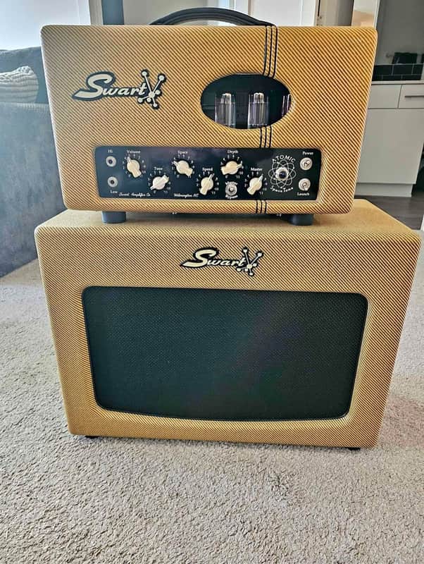 Swart AST Atomic Space Tone MkII 20-Watt 1x12" Guitar Amp Half Stack 2009 - Present - Tweed image 1