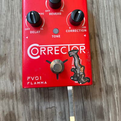 Flamma FV01 Corrector 2021 - Present - Red electric guitar vocal effect pedal image 4
