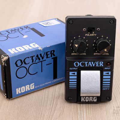 1985 Korg Octaver OCT-1 Guitar Effects Pedal Near-Mint w/ Box, Octave image 1
