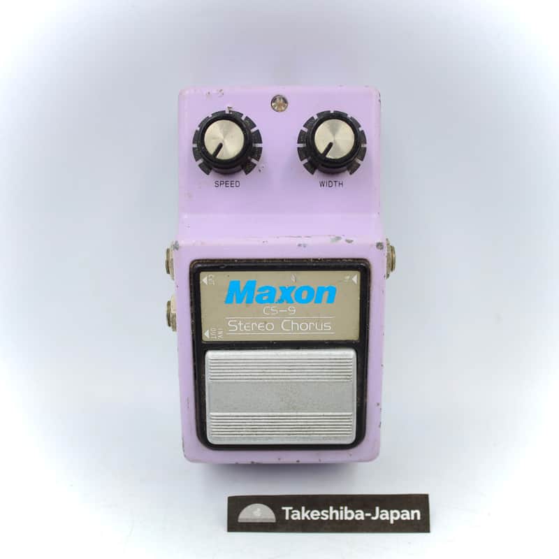 Maxon CS-9 Stereo Chorus Made in Japan Vintage Guitar Effect Pedal 269795 image 1