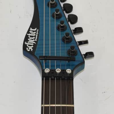 Schecter Banshee GT FR Electric Guitar Satin Trans Blue B-Stock 0017 image 4