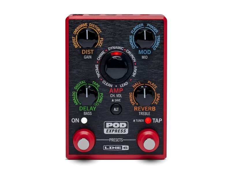 Line 6 POD Express Guitar Amp and Effects Processor Pedal image 1