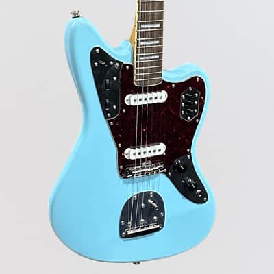 Fender Squier Classic Vibe '70s Jaguar FSR Limited-Edition Electric Guitar - Daphne Blue image 2
