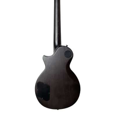 10S GF Modern 7 String Poplar Burl Single Cut Electric Guitar Open Core Black Burst Matte image 3