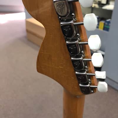 1966 Fender Mustang Guitar Daphne Blue w/ Rosewood Fretboard image 15