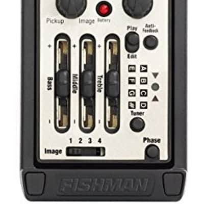 Fishman PRO-MAN-P81 Aura Pro Onboard Preamp Narrow Format Pickup w/bonus tuner image 1