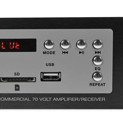 Rockville RCS80-1 60 Watt 70v Commercial/ Restaurant Amplifier/Bluetooth Receiver image 4