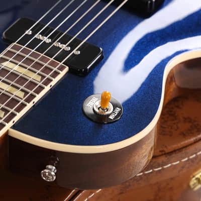 Gibson Custom Shop 1956 Les Paul Reissue Chambered Sapphire Blue Top image 7