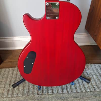 Epiphone Les Paul Special P-90 electric guitar in worn cherry image 7