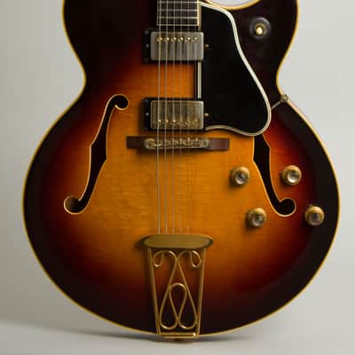 Gibson ES-350TD Thinline Hollow Body Electric Guitar (1961), ser. #R6078-10, original brown hard shell case. image 3