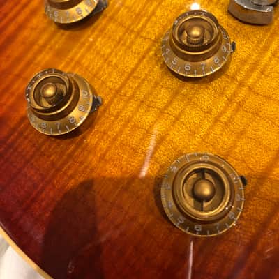 Gibson R9 Les Paul 2009  persimmon Burst ( 1 of 25 in this burst ) 50th anniversary  8.2 image 19