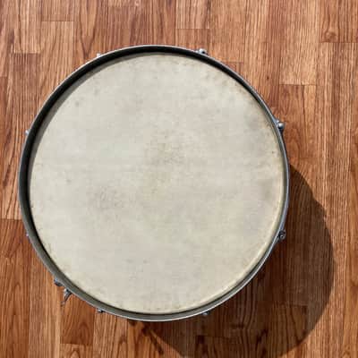 1950s Slingerland No. 143 Krupa Model Radio King Snare Drum White Marine Pearl 5.5x14 image 12
