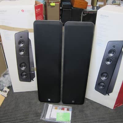 PR Boston Acoustics HS 450 Horizon Floor Speakers, Boxes/Packing, Top Line, Ex Sound, Attractive 200 image 1