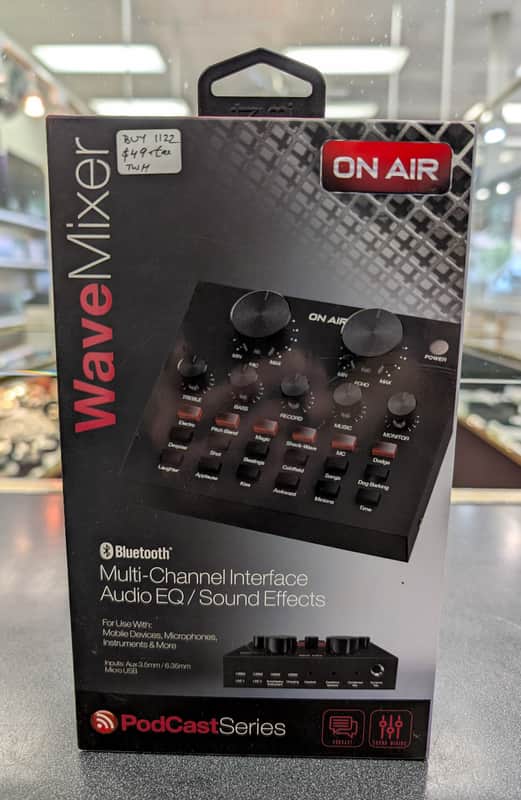 Tzumi ON AIR WaveMixer Bluetooth Podcast Soundboard 7254 · New in Box image 1