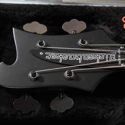 2026 Rickenbacker 4003 Noir 1 of 20 Satin Black Checkerboard Binding OHSC image 3