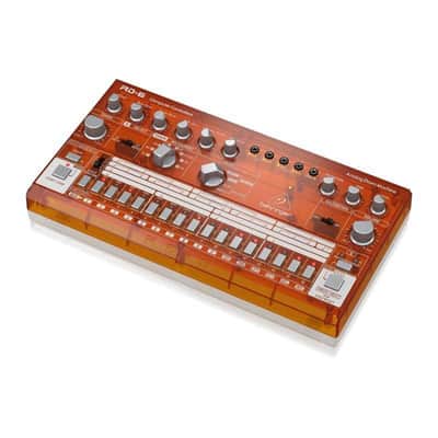 Behringer Rhythm Designer RD-6 Analog Drum Machine, Orange Translucent image 4