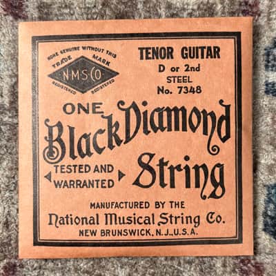 1930s Tenor Guitar D or 2ND Steel 7348 Vintage Guitars Strings! image 3