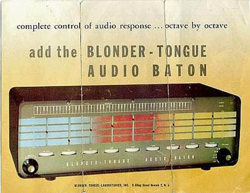 Tube EQ Blonder-Tongue Audio Baton from 1959 image 1